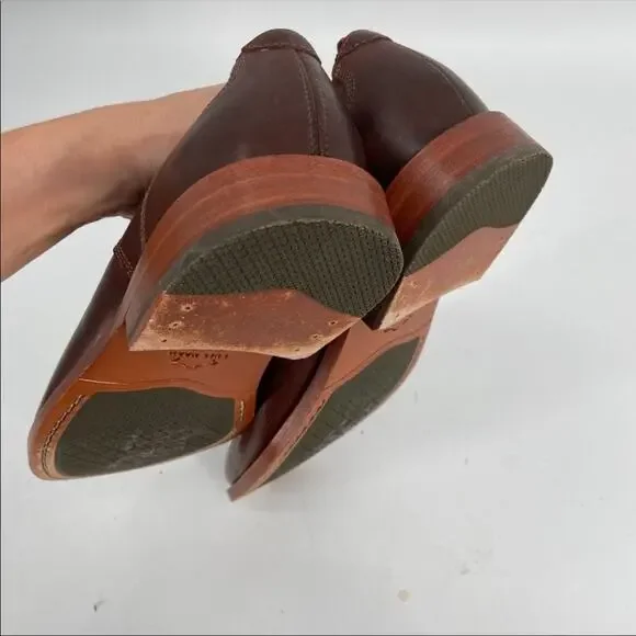 MENS COLE HAAN Dark Brown Mahogany Feathercraft Grand Blucher Oxford Lace Up 9 - Picture 5 of 10